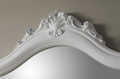 Dormitor Luisa, Alb, Pat 160x200 cm, Dulap cu 4 usi, Comoda, 2 Noptiere - imagine 3