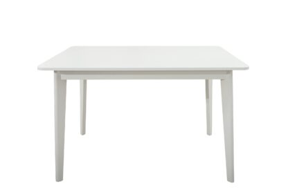 Masa fixa Bristol 120 cm, alb, lemn masiv din fag si blat din MDF - imagine 3