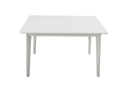 Masa fixa Bristol 120 cm, alb, lemn masiv din fag si blat din MDF - imagine 6
