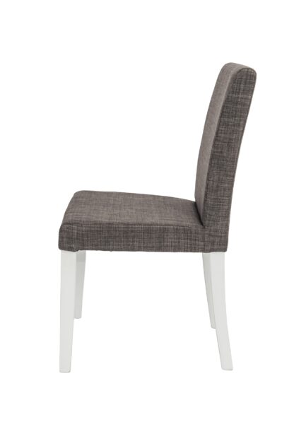 Scaun Kanzona tapitat, Lennon 118, gri, lemn masiv fag, 45x90x53 cm - imagine 2