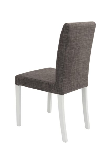 Scaun Kanzona tapitat, Lennon 118, gri, lemn masiv fag, 45x90x53 cm - imagine 3