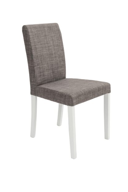 Scaun Kanzona tapitat, Lennon 118, gri, lemn masiv fag, 45x90x53 cm - imagine 5
