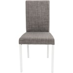 Scaun Kanzona tapitat, Lennon 118, gri, lemn masiv fag, 45x90x53 cm - imagine 6