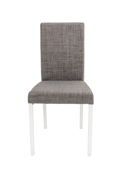 Scaun Kanzona tapitat, Lennon 118, gri, lemn masiv fag, 45x90x53 cm - imagine 6
