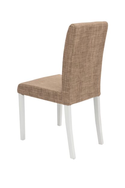 Scaun Kanzona tapitat, Lennon 101, maro, lemn masiv fag, 45x90x53 cm - imagine 2