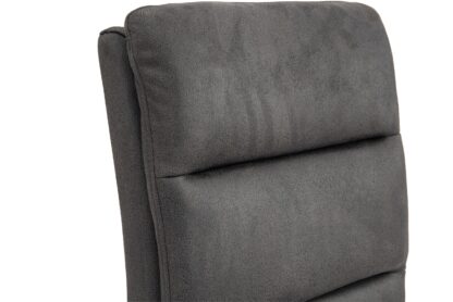 Scaun Plea tapitat, gri, Europa 118, lemn masiv de fag, 47x98x54 cm - imagine 7