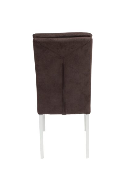 Scaun Plea tapitat, maro inchis, Europa 115, lemn masiv de fag, 47x98x54 cm - imagine 4