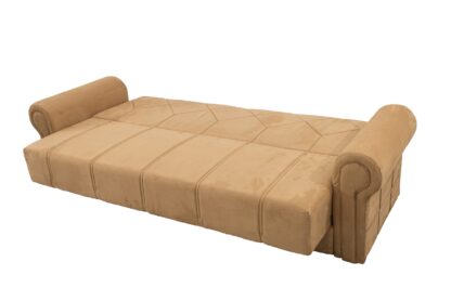 Canapea extensibila Togo, 3 persoane, lemn masiv, 236x80 cm - imagine 5