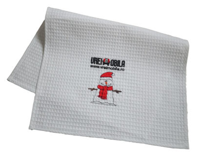 Set 2 prosoape bucatarie, model Craciun, 40x60 cm - imagine 4