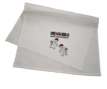 Set 2 prosoape bucatarie, model Craciun, 40x60 cm - imagine 6