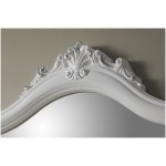 Pat Luisa 160x200 cu 2 noptiere si comoda, PAL alb lucios - imagine 4