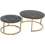 Set masuta de cafea MC-108, auriu