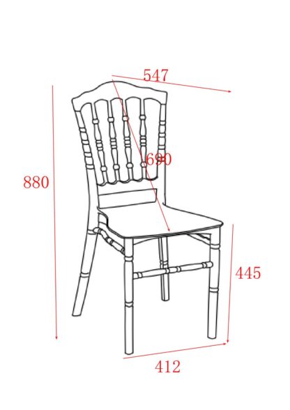 Scaun bucatarie, S-169, alb - imagine 7