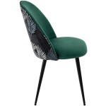 Set 4 scaune living, stofa premium, S-171, tapiterie verde - imagine 7