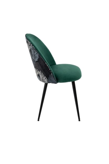 Set 4 scaune living, stofa premium, S-171, tapiterie verde - imagine 7