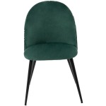 Set 4 scaune living, stofa premium, S-171, tapiterie verde - imagine 3