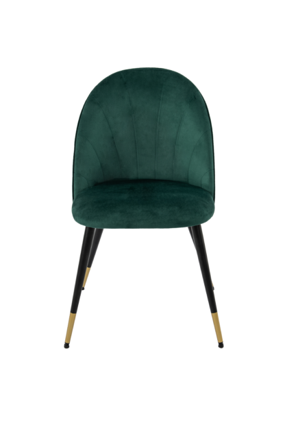 Set 4 scaune living, stofa premium, S-172, tapiterie verde - imagine 3