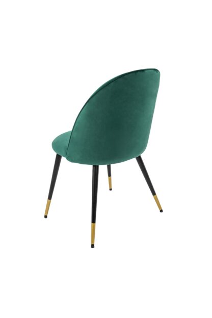 Set 4 scaune living, stofa premium, S-172, tapiterie verde - imagine 6