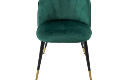 Set 4 scaune living, stofa premium, S-172, tapiterie verde - imagine 5