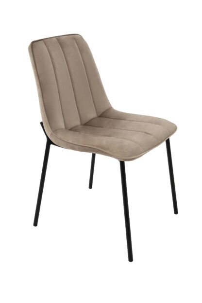 Scaun living tapitat cu stofa premium, S-174, cappucino