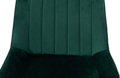 Scaun living tapitat cu stofa premium, S-177, verde - imagine 7