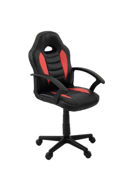Scaun birou S-182, negru/rosu