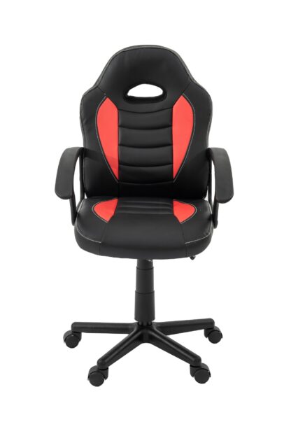 Scaun birou S-182, negru/rosu - imagine 9