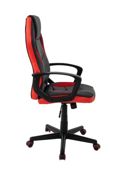 Scaun birou S-184, negru/rosu - imagine 3