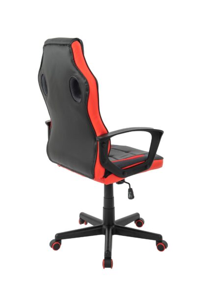 Scaun birou S-184, negru/rosu - imagine 4
