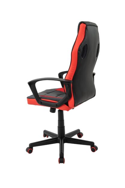 Scaun birou S-184, negru/rosu - imagine 6
