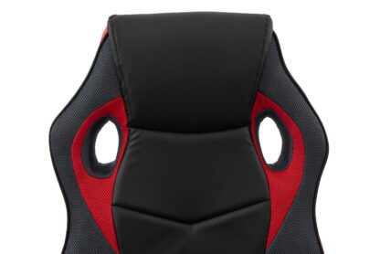 Scaun birou S-184, negru/rosu - imagine 9
