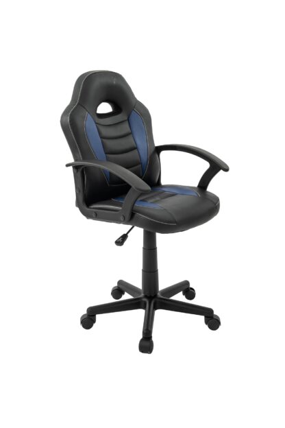 Scaun birou S-182, negru/albastru