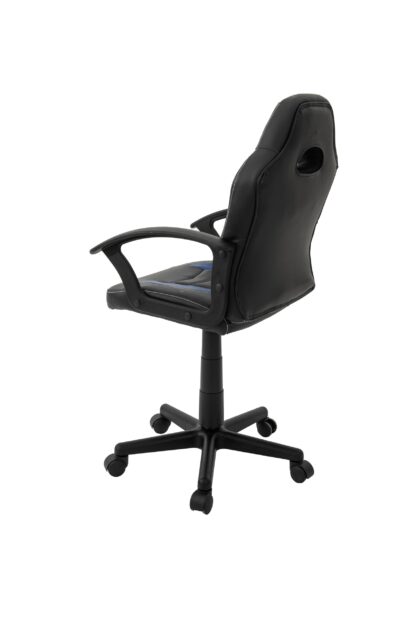 Scaun birou S-182, negru/albastru - imagine 6