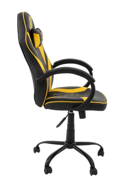 Scaun birou S-185, negru/galben - imagine 3