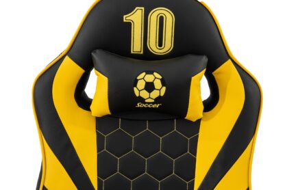 Scaun birou S-185, negru/galben - imagine 8