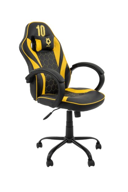 Scaun birou S-185, negru/galben