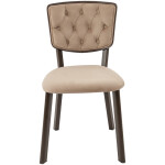 Scaun living C520, Crem, 45x50x90 cm - imagine 8