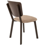 Scaun living C520, Crem, 45x50x90 cm - imagine 3