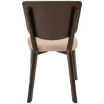 Scaun living C520, Crem, 45x50x90 cm - imagine 4