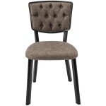 Scaun living C520, Negru, 45x50x90 cm - imagine 9