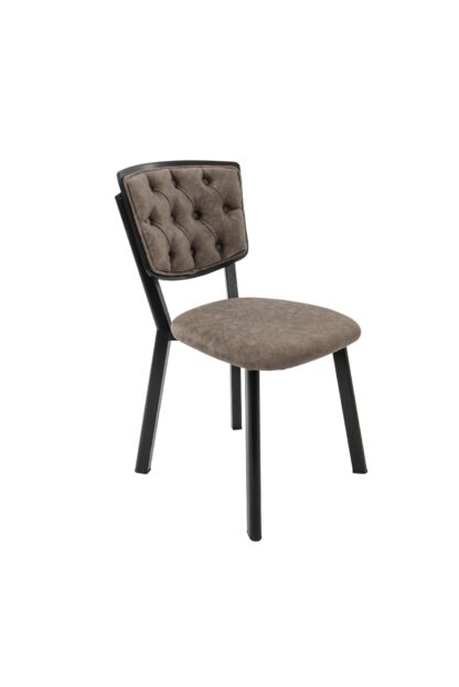 Set masa extensibila T520, neagra, 124-152x79x75 cm cu 4 scaune C520, negre - imagine 27