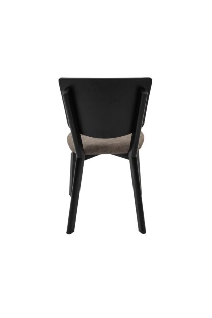 Set masa extensibila T520, neagra, 124-152x79x75 cm cu 4 scaune C520, negre - imagine 24