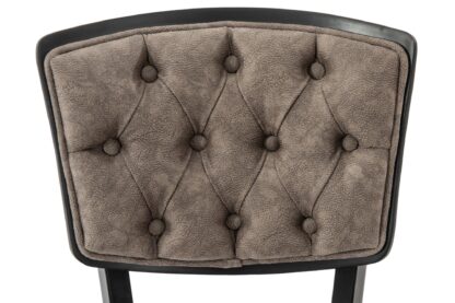 Set masa extensibila T520, neagra, 124-152x79x75 cm cu 4 scaune C520, negre - imagine 23