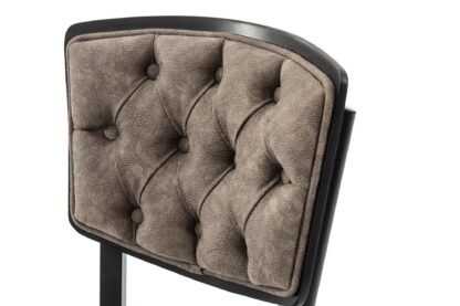 Set masa extensibila T520, neagra, 124-152x79x75 cm cu 4 scaune C520, negre - imagine 28