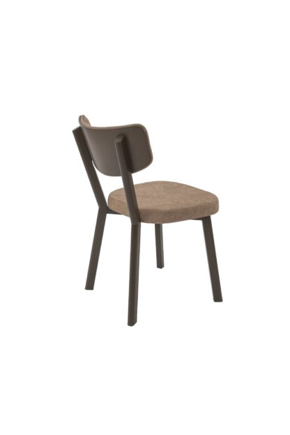 Set masa extensibila T650, crem, 156x80x75 cm cu 4 scaune C650, 50x50x85 cm, crem - imagine 17