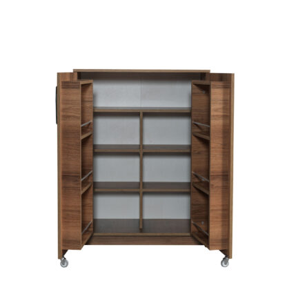 Dulap depozitare mic Demre maro, 92 x 120 cm - imagine 3