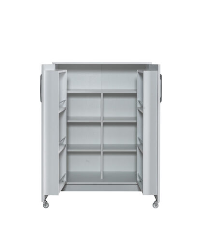 Dulap depozitare mic Demre alb, 92 x 120 cm - imagine 5