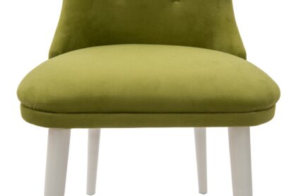 Scaun living, Stela Lux, Verde, 45x50x86 cm - imagine 2