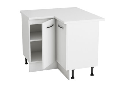 Coltar Alfa, alb, blat alb, PAL, 100x83x60 cm - imagine 4