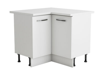 Coltar Alfa, alb, blat alb, PAL, 100x83x60 cm